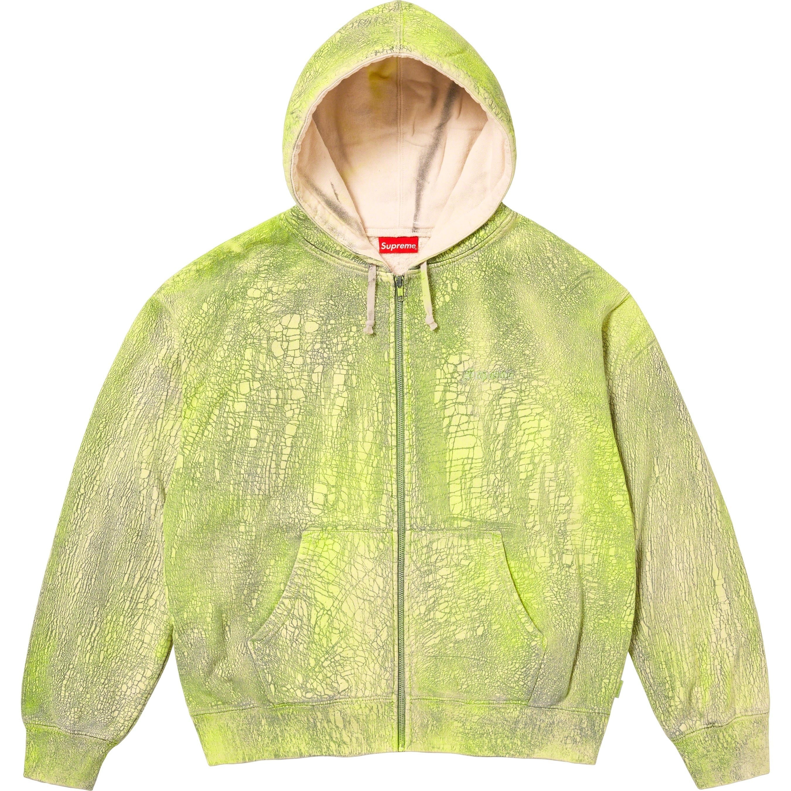 Crackle Zip Up Hooded Sweatshirt view 6